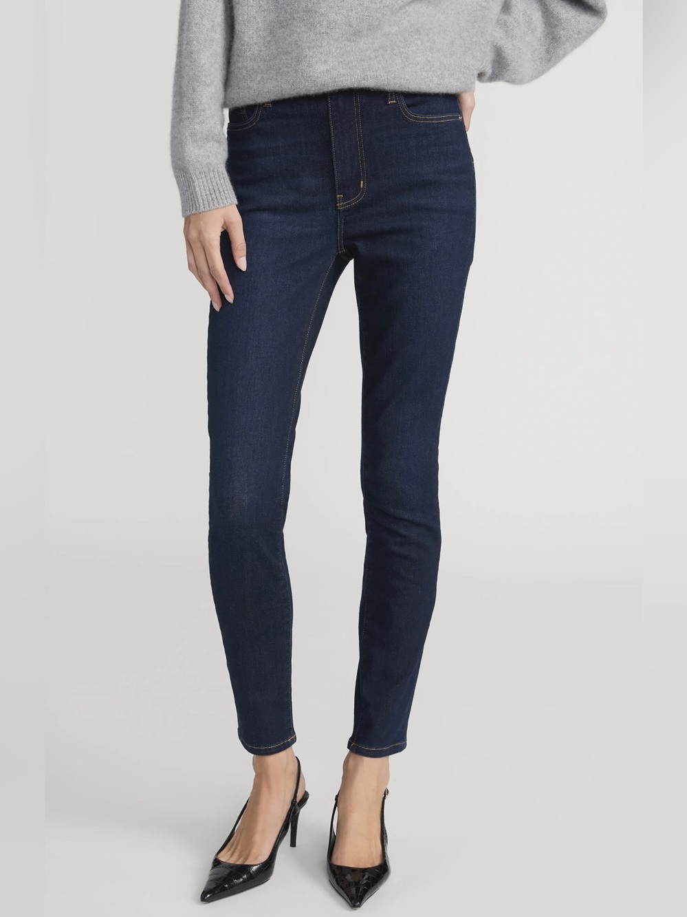 NEW FRAME LE HIGH SKINNY CROP DENIM IN GROVE STREET ✨